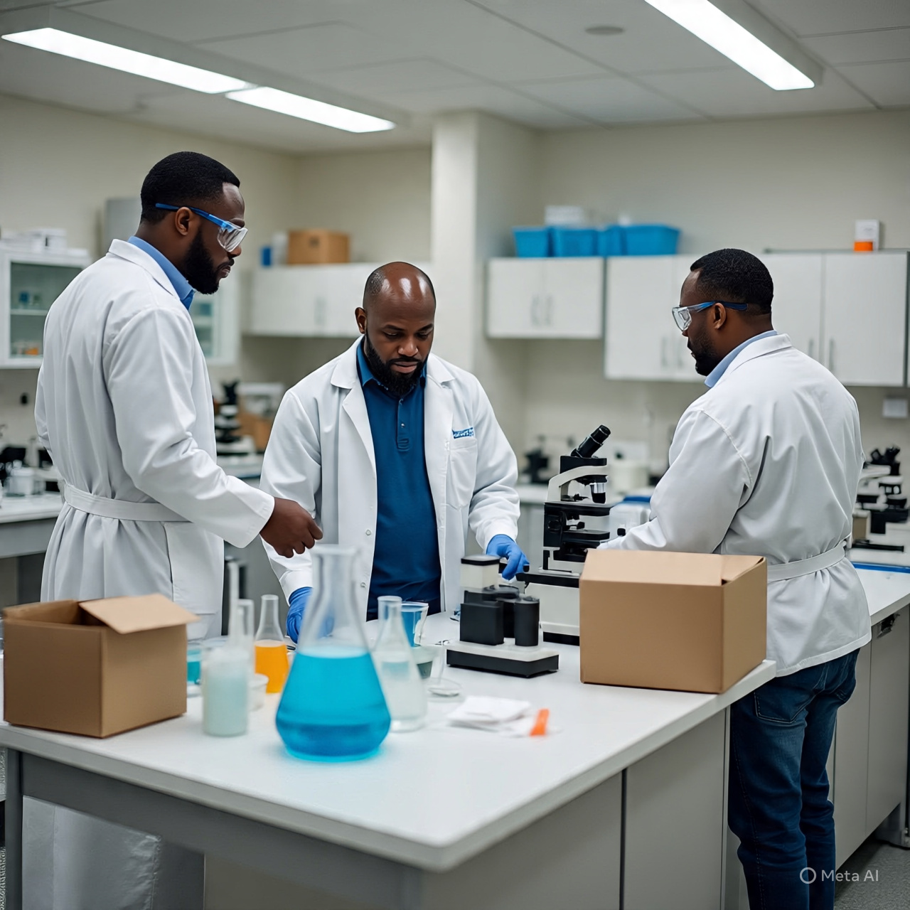 Lab set up Alphajoy lab